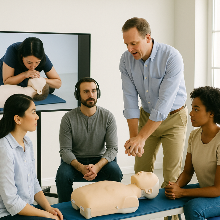 How to Teach CPR to Visual, Auditory, and Hands-On Learners